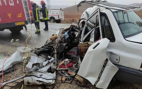 مصرع ثلاثة ركاب إثر انقلاب "السيارة القاتلة" في إيران