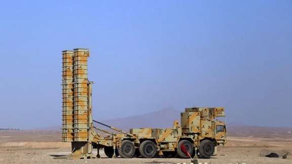The Iranian Bavar missile system similar to Russian S-300