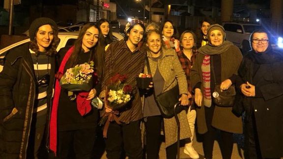 A group of female political prisoners released on February 8, 2023