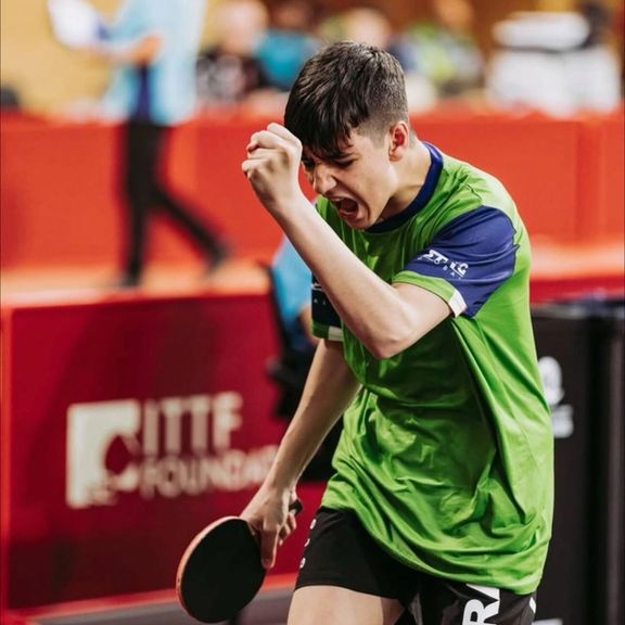 قهرمانی بنیامین فرجی در کانتندر تنیس روی میز ازبکستان