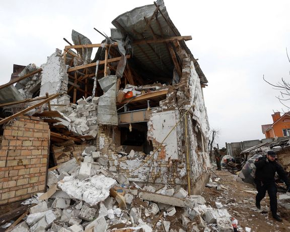 Russia Unleashes Air Attacks On Ukraine Using Missiles, Iranian Drones