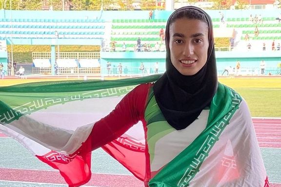 مدال نقره دو و میدانی جوانان آسیا برای نازنینفاطمه عیدیان