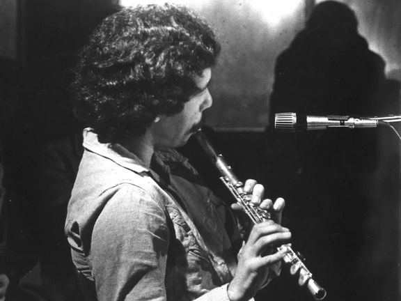 Gadi Haggai playing the flute.