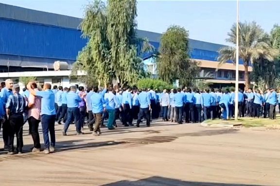 اعتصاب و اعتراض کارگران گروه ملی فولاد اهواز به ششمین روز خود رسید