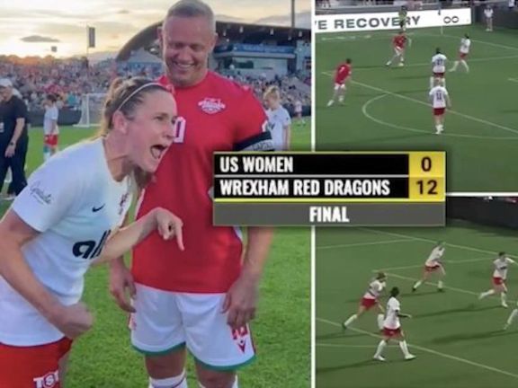 مردان رکسام ۱۲ - صفر زنان آمریکا؛ مسابقات فوتبال زنان با مردان، با قوانین مندرآوردی!