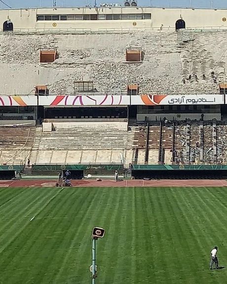 Azadi Stadium in the capital Tehran