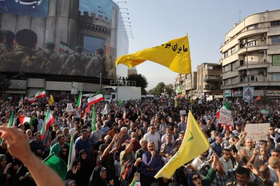 People attend a protest against the U.S attack on nuclear sites, amid the Iran-Israel conflict, in Tehran, Iran, June 22, 2025.