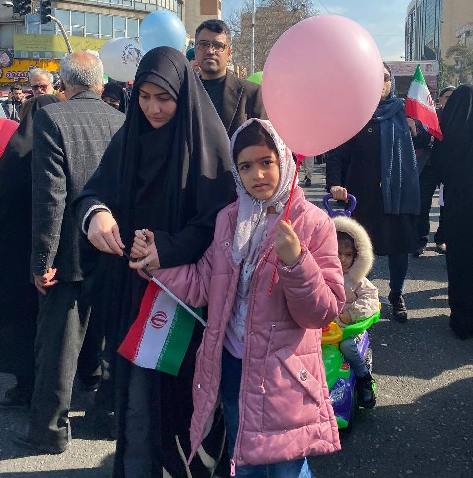 State-sponsored Revolution Day (22 Bahman) rally in Tehran, February 11, 2024