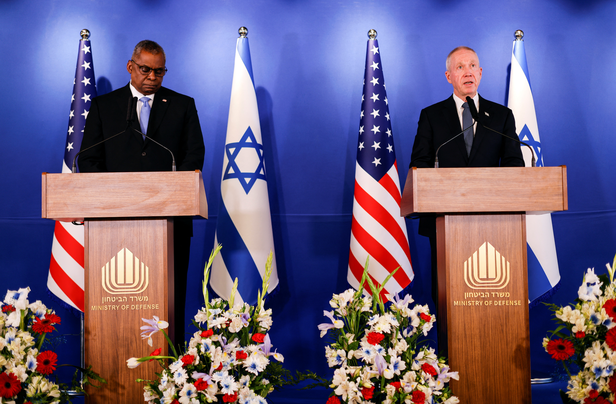 وزیر دفاع اسرائیل اقدام‌های اسرائیل علیه حمله ایران را به همتای آمریکایی خود اطلاع داد