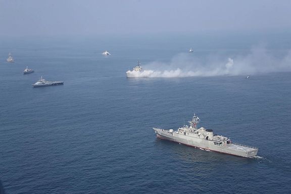 Iranian and Russian navies conducting joint drills near the Persian Gulf. February 17, 2021