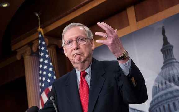 رهبر اقلیت جمهوریخواه سنا: افزایش فشار دموکراتها بر ایران و واکنش قاطعانه هنوز دیر نیست