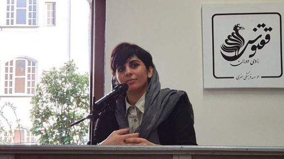 Sepideh Rashno, the woman who was arrested because of an acrimonious dispute with a hijab enforcer in a city bus on July 16, 2022