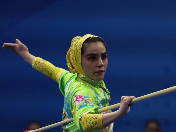بازیهای آسیایی هانگژو؛ زهرا کیانی به مدال نقره ووشو رسید