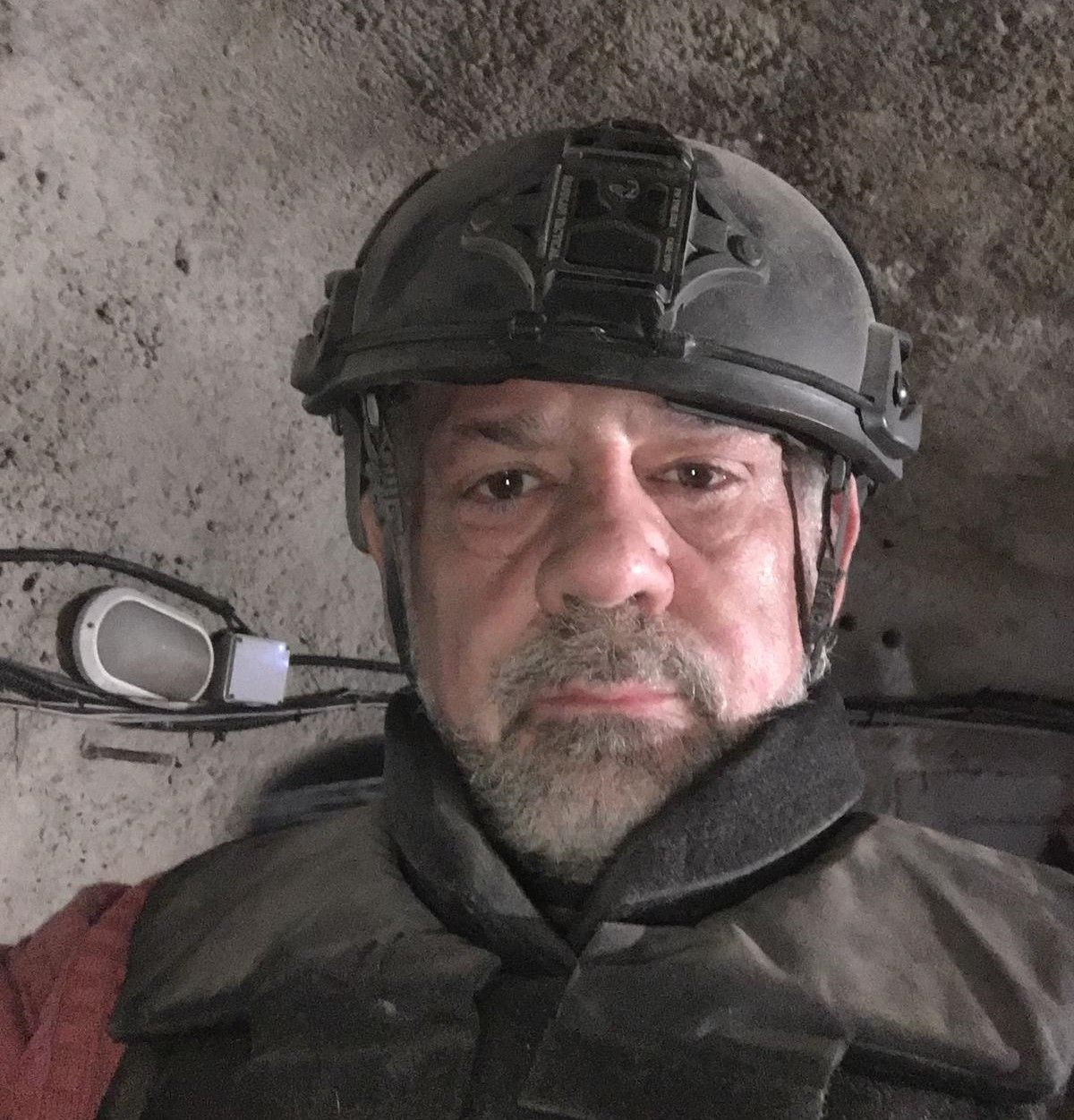 Author Benjamin Weinthal inside the Hezbollah tunnel in South Lebanon. Oct. 21, 2024