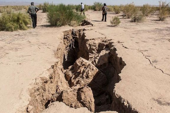 Land subsidence in Iran