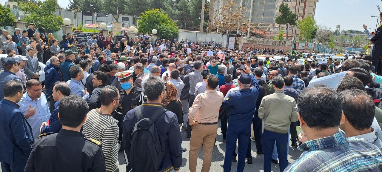 تجمع مال‌باختگان پروژه مسکن «پهنه طبیعت» و درگیری آنان با مدیر بنیاد تعاون ارتش