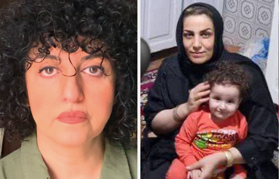نرگس محمدی: به رگبار مرگبار بستن کودک در آغوش مادرش در شهر خمین، جنایت است