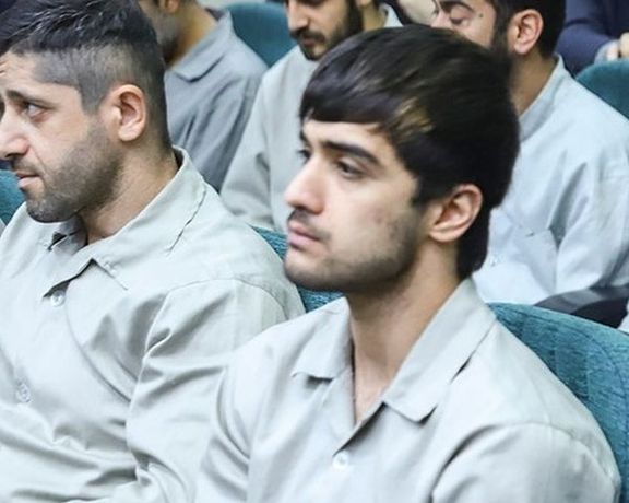 Mohammad Hosseini (L) and Mohammad-Mehdi Karami