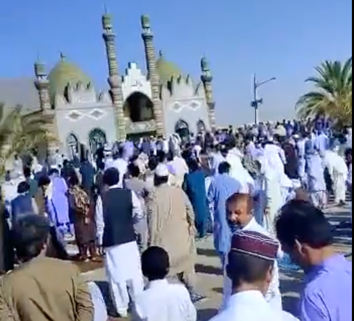 Iranians In Zahedan Hold Silent Antiregime Rally  