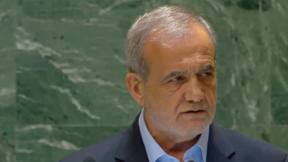 پزشکیان در سازمان ملل: آمریکا عزیزترین سردار ما را ترور کرد