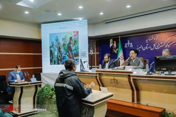 A court session for the death of Basij member Rouhollah Ajamian on August 23, 2023