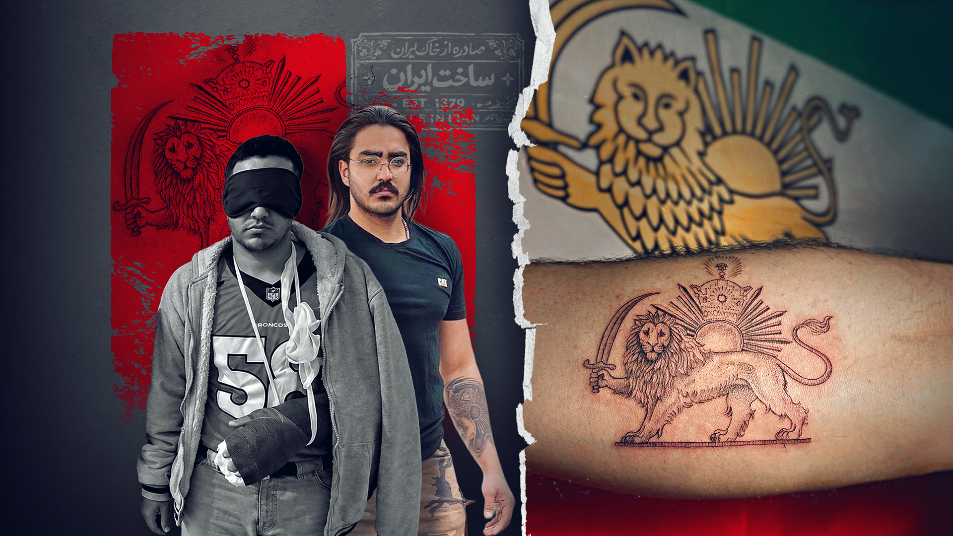 The body as a battleground: Iran's resistance etched in ink and blood
