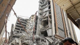 Authorities Accused Of Cover Up In Deadly Building Collapse In Iran