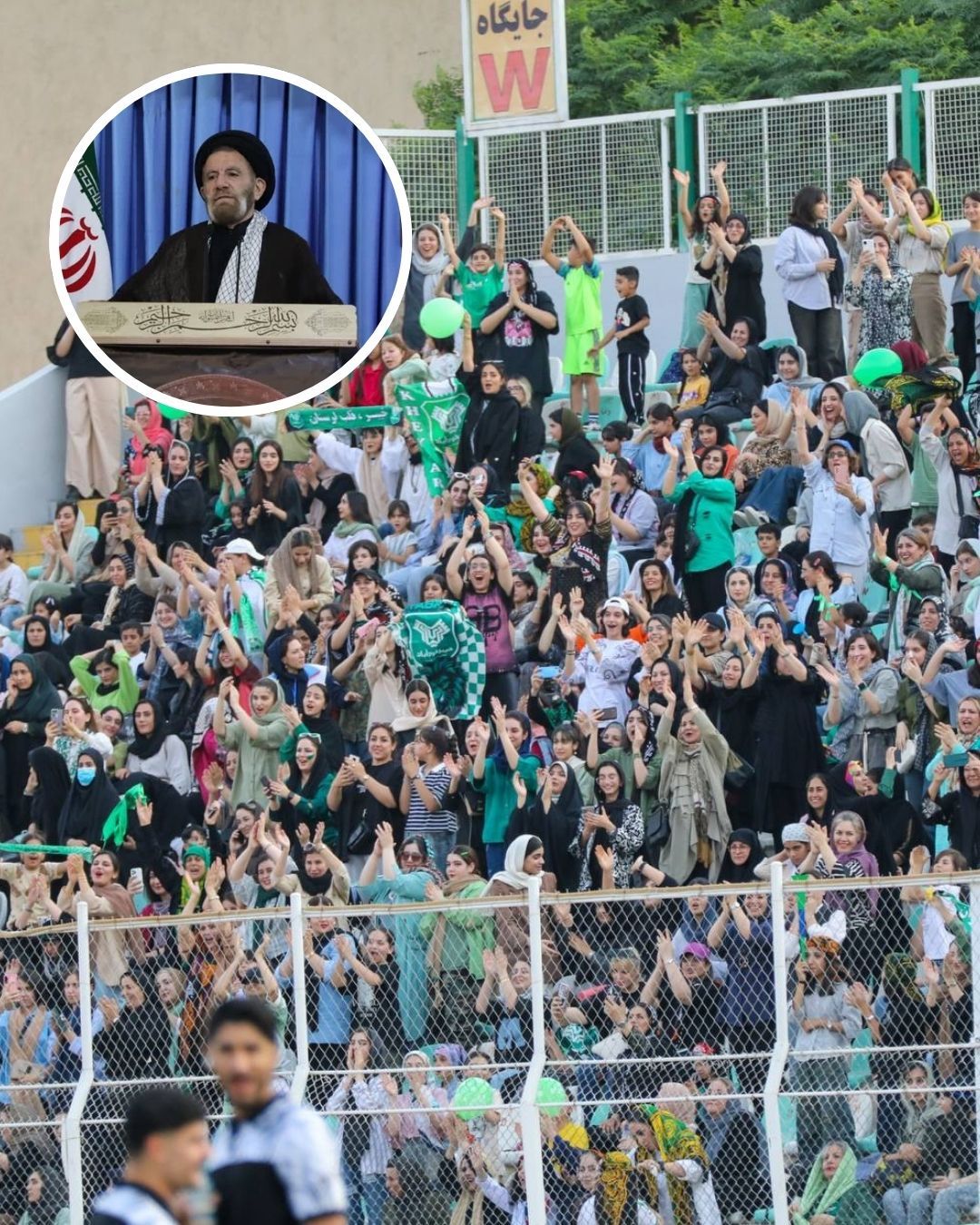 اعتراض نماینده خامنه‌ای به حضور زنان در استادیوم: در بازی خیبر، اتفاقات زشتی رخ داد