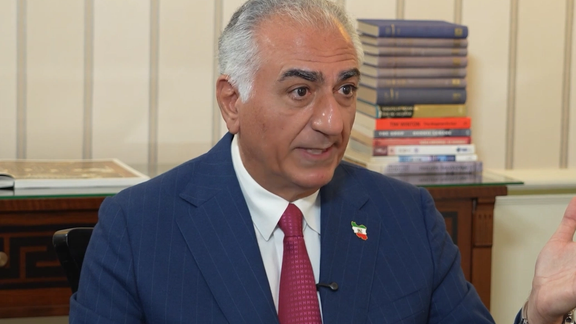 Regime change in Iran will pave the way for Mideast peace, exiled prince says