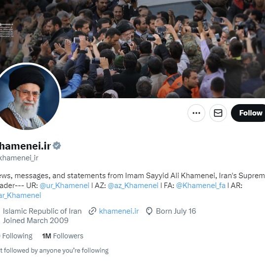 Social Media Users Call On Musk To Close Khamenei’s X Accounts