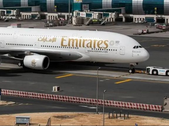 شرکت هواپیمایی امارات تمامی پروازهای خود به تهران را تا شنبه هفته آینده لغو کرد