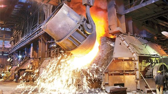 Inside Khuzestan Steel Company (file photo)