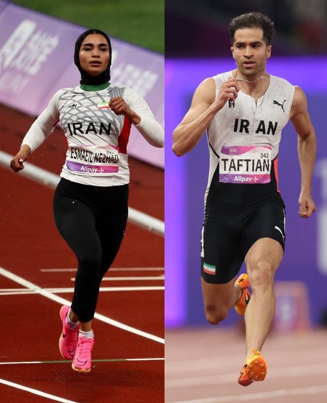 بازی‌های آسیایی هانگژو؛ تفتیان و اسماعیل‌‌نژاد، سریعترین دونده‌های ایران به مدال نرسیدند