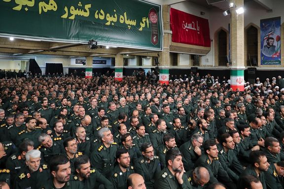 A gathering of IRGC officers in Tehran