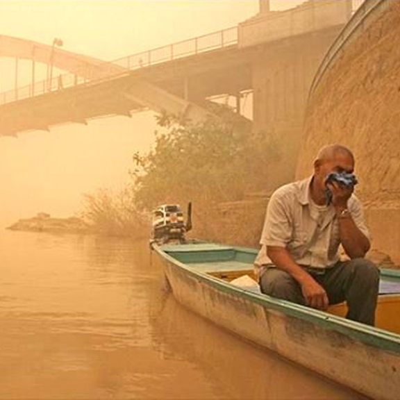 هوای پنج شهر خوزستان به دلیل بروز پدیده ریزگردها در شرایط خطرناک قرار گرفت