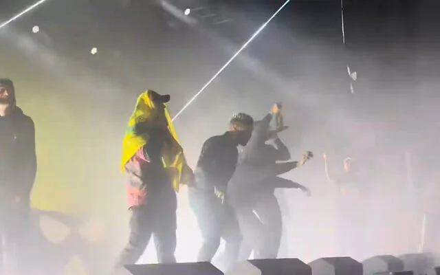 رپر ایرلندی به دلیل نمایش پرچم حزب‌الله در لندن تحت پیگرد قضایی قرار گرفت