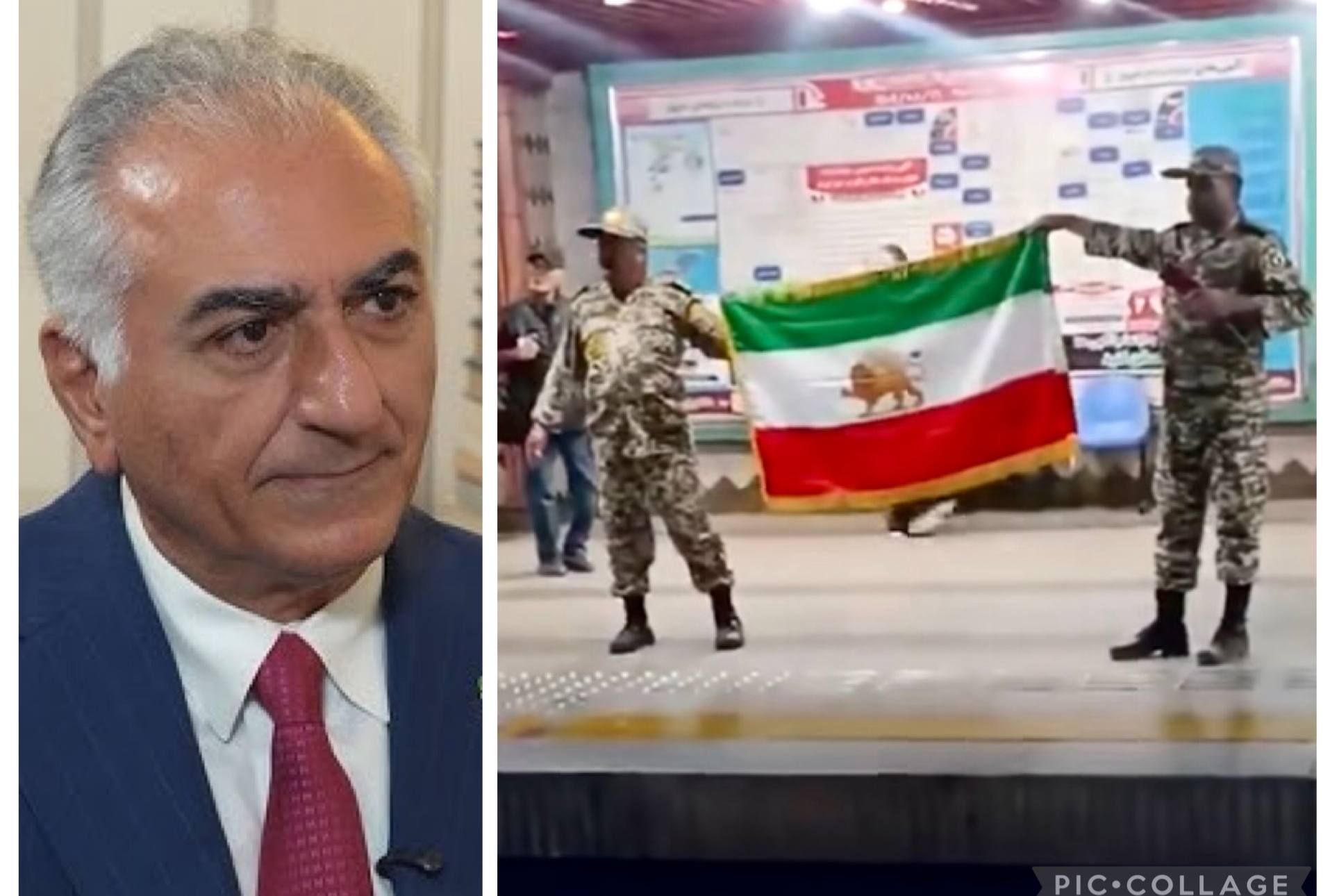 بهلوي يحث المواطنين الإيرانيين على رفع علم "الأسد والشمس" لإظهار معارضتهم للنظام