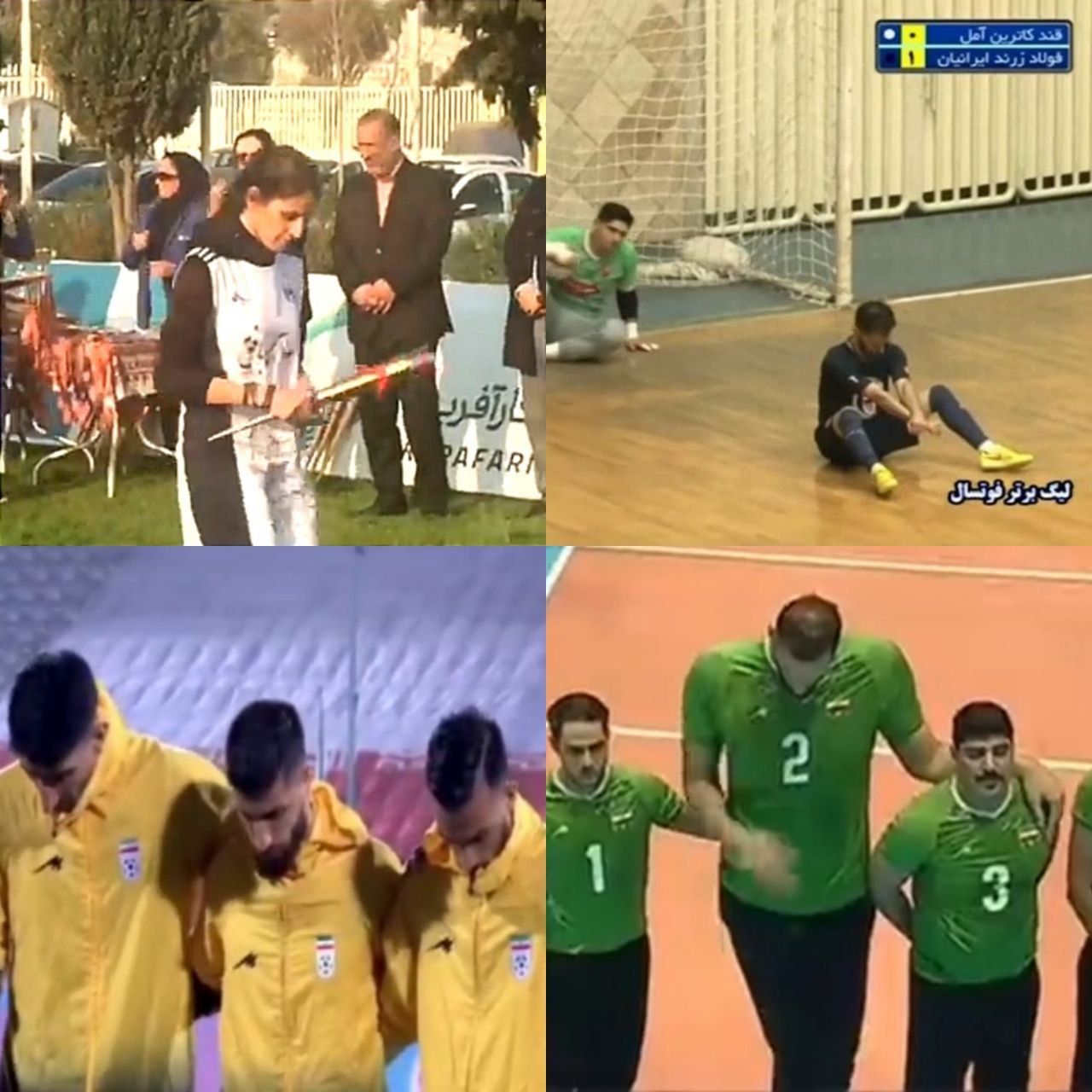 همراهی ورزشکاران با خیزش انقلابی؛ از حرکات نمادین پس از گل‌زنی تا خودداری از همخوانی سرود