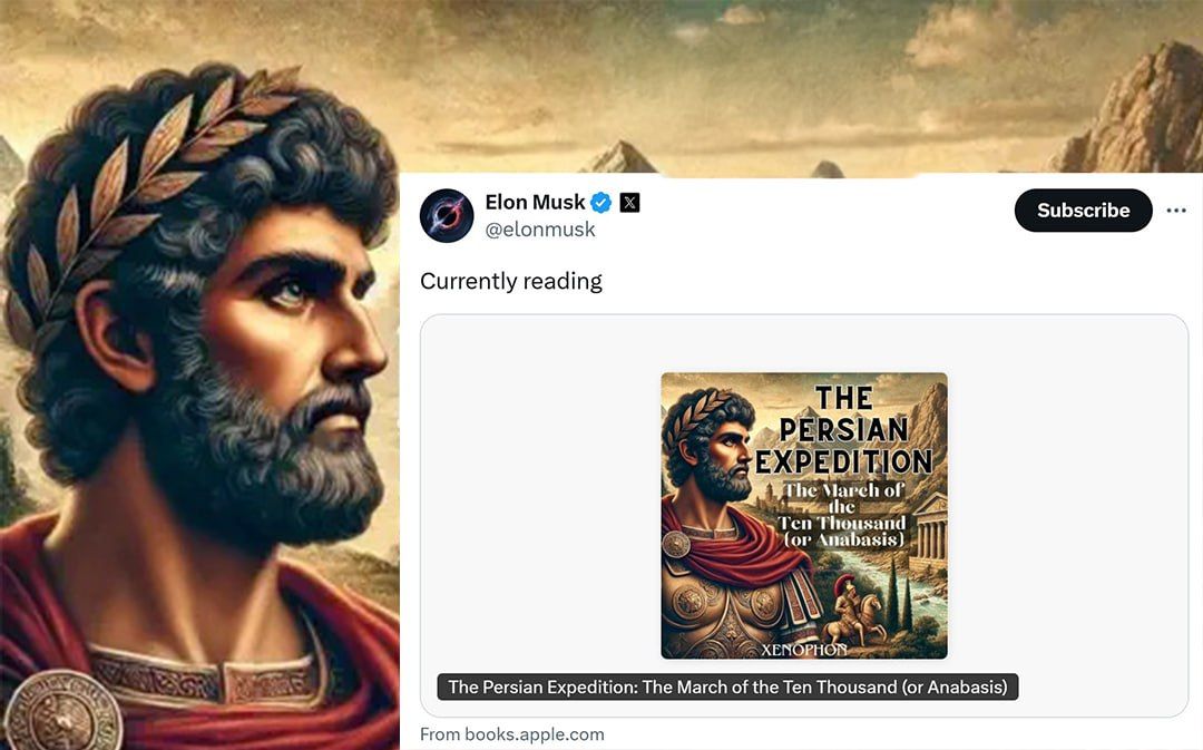 Elon Musk says he is studying Iran’s ancient history