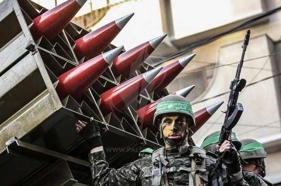 IRGC Hezbollah proxy in Lebanon with Iran-supplied rockets