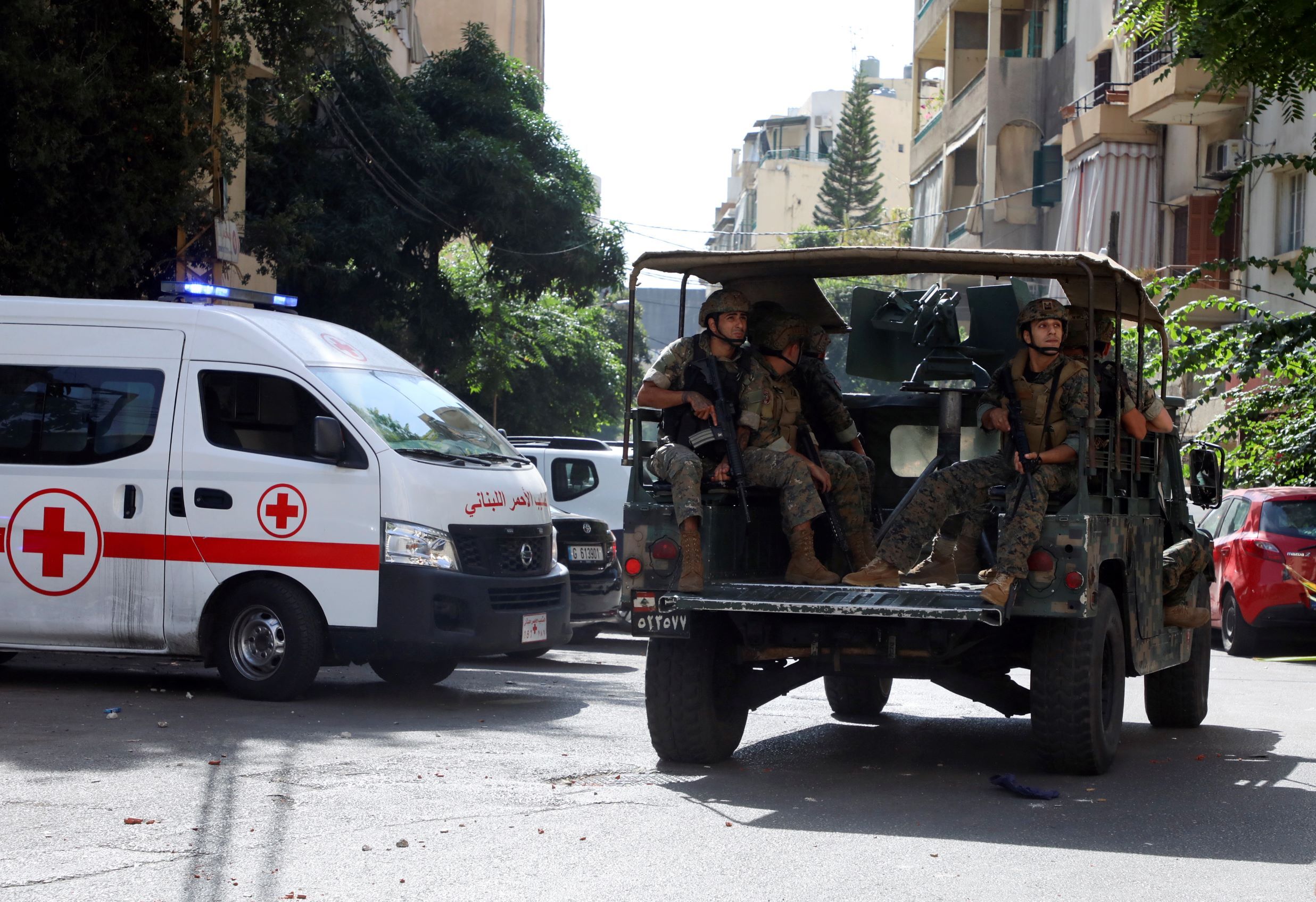 Deadly Gunfire In Beirut As Hezbollah Supporters Gather To Protest