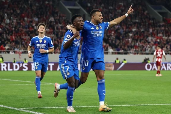 المپیاکوس ۳-۴ رئال مادرید؛ شب جذاب لیگ قهرمانان با پوکر سرگیجهآور امباپه