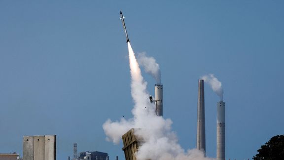 An Israeli Iron Dome missile being launched in August 2022