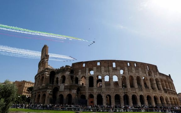 The Colosseum in Rome, Italy
