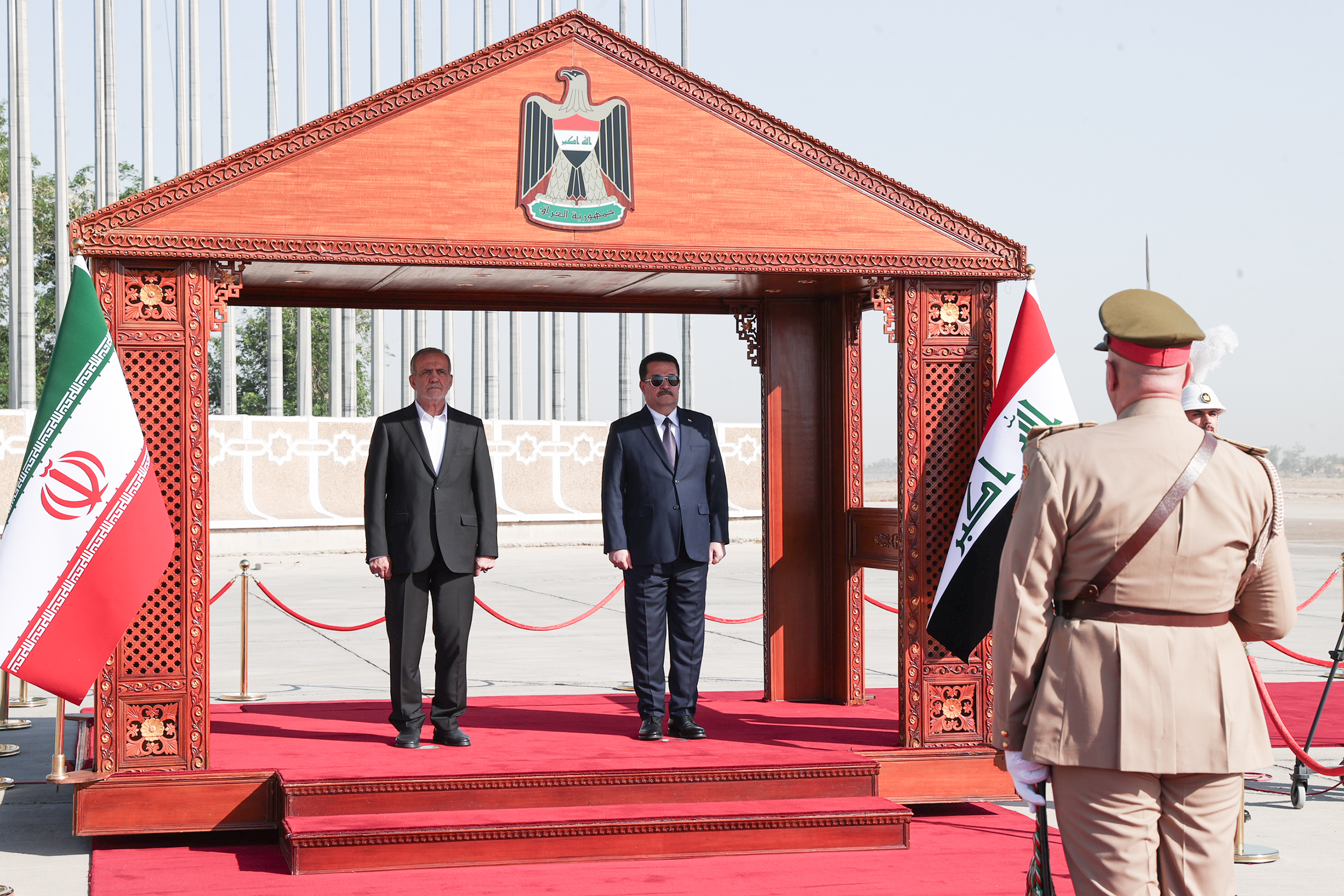 Iran's president begins three-day visit to neighboring Iraq