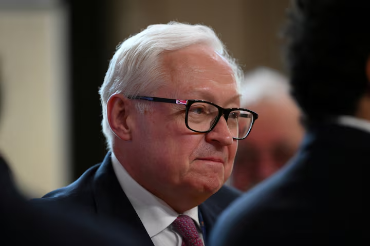 Russia's Deputy Foreign Minister Sergei Ryabkov attends the BRICS Meeting of Ministers of Foreign Affairs in Rio de Janeiro, Brazil, April 28, 2025. 