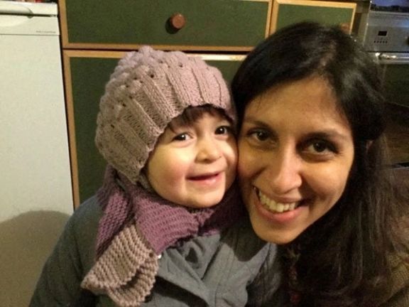 Nazanin Zaghari-Ratcliffe and her daughter Gabriella pose for a photo in London, Britain February 7, 2016.