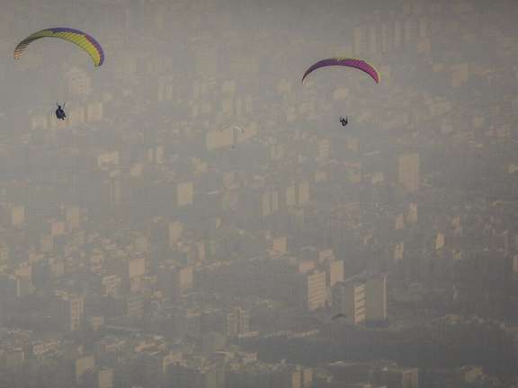 A view of the Iranian capital Tehran