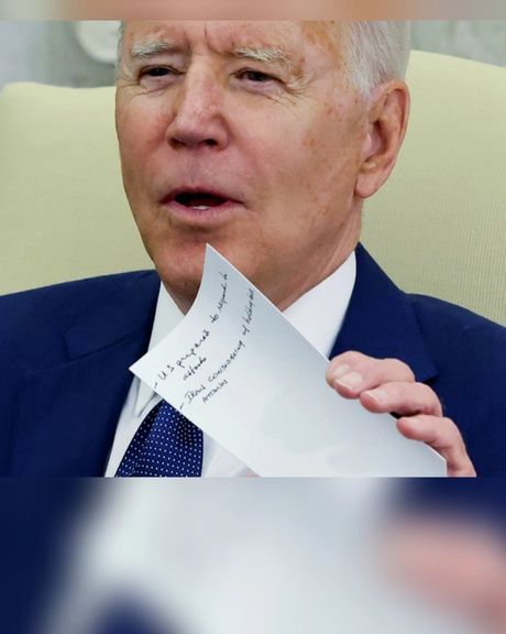 دستنوشته بایدن درباره لزوم توقف حملات ایران در عراق