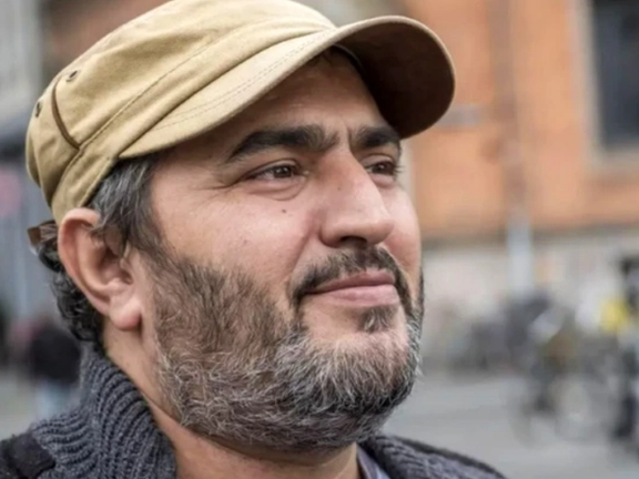 Khaled Barakat in a photo that appears on the Samidoun website.